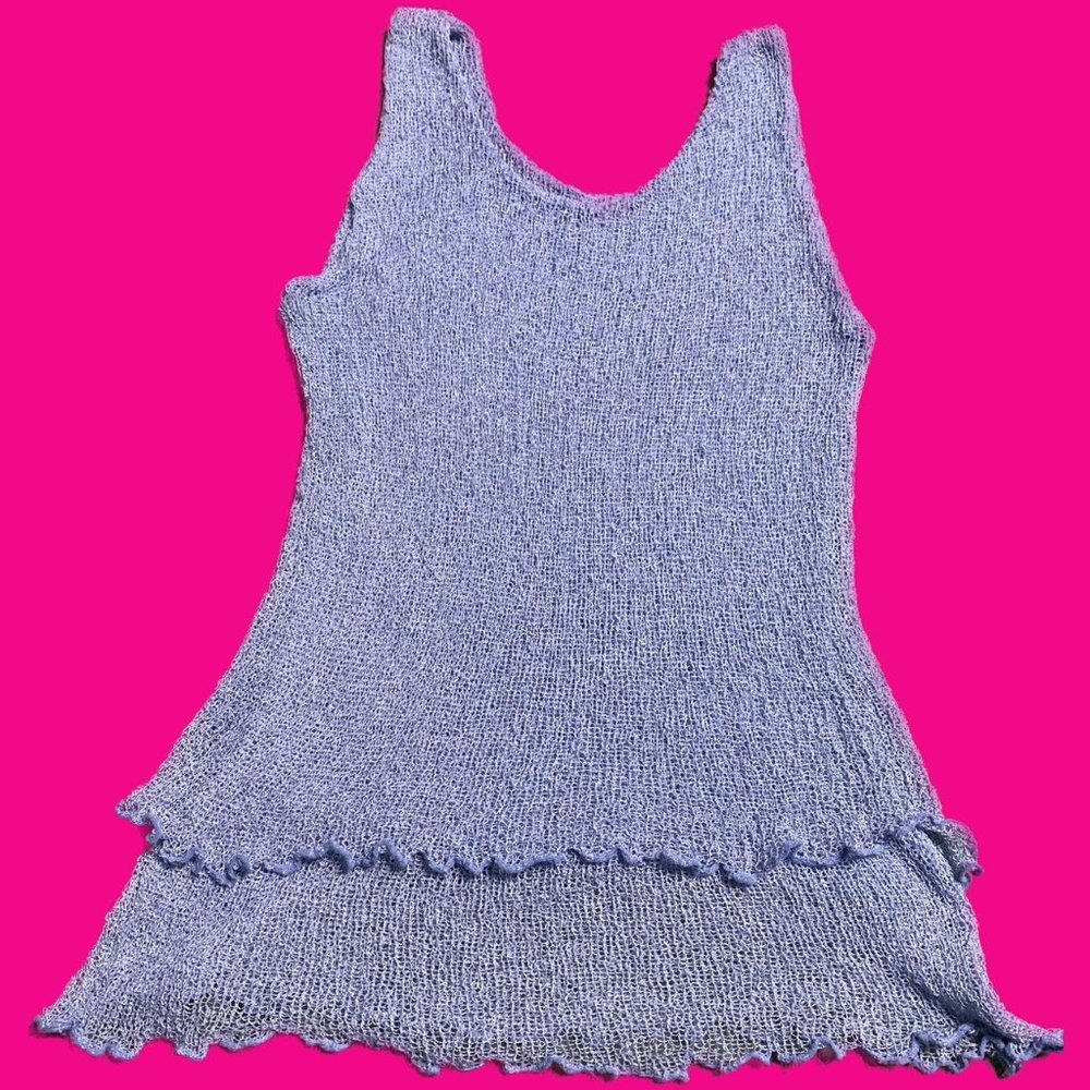 blue lost river clothing tank top, one size